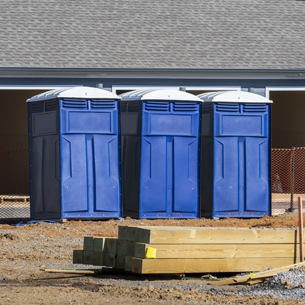 are there any restrictions on what items can be disposed of in the porta potties in Hartville